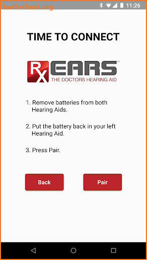 RXEars Remote Control screenshot