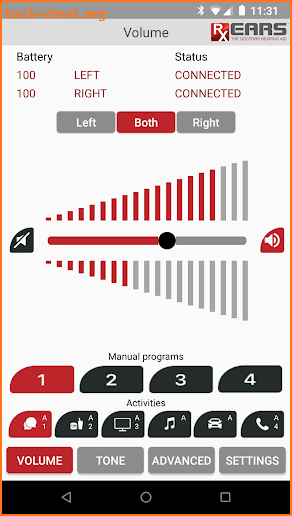 RXEars Remote Control screenshot