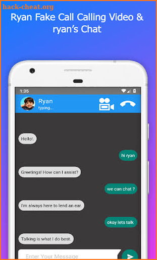 Ryan Fake Chat Video Call & ryan’s Chat screenshot