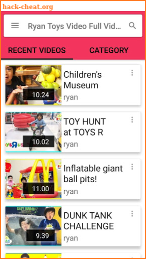 Ryan Toys Video Full Videos News screenshot