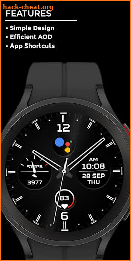 Rythenight - watch face screenshot