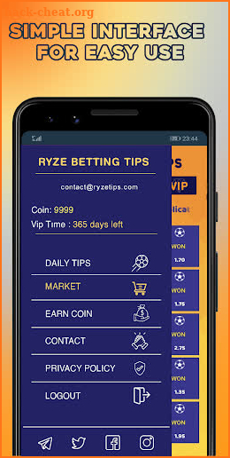 Ryze Betting Tips screenshot