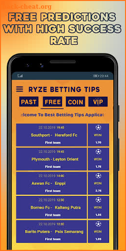 Ryze Betting Tips screenshot