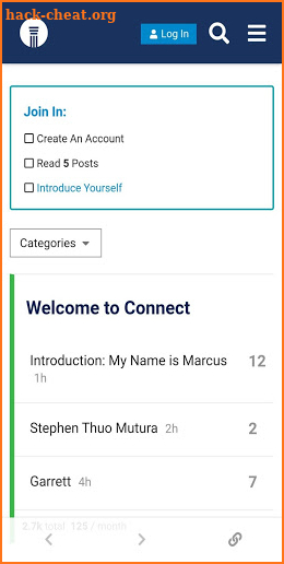 RZIM Connect App screenshot