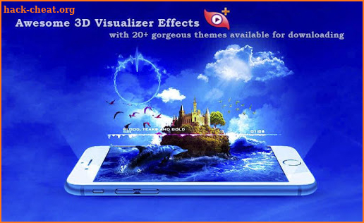 S+ Music Player 3D - Equalizer, Visualizer, Themes screenshot