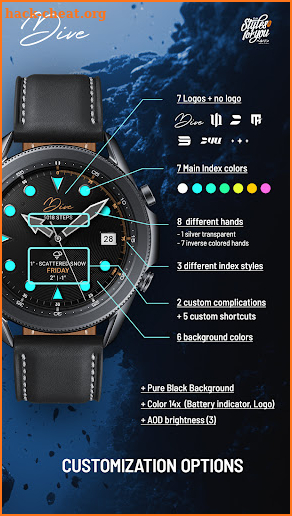 S4U Dive - Diver watch face screenshot