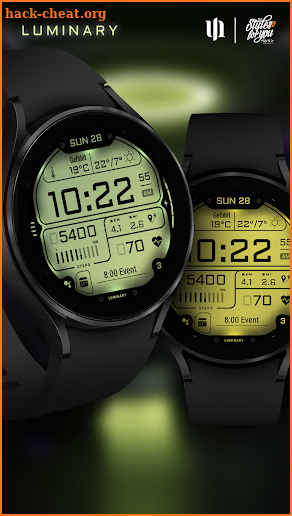 S4U Luminary - LCD watch face screenshot