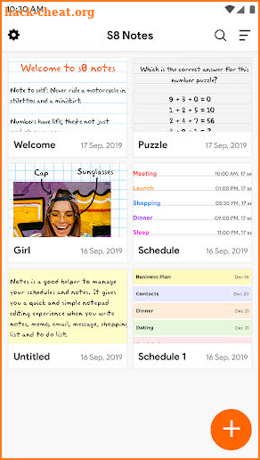 S8 Notes Download screenshot