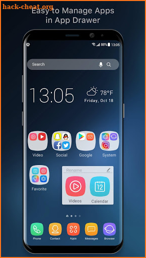 S9 Galaxy Launcher for Samsung screenshot