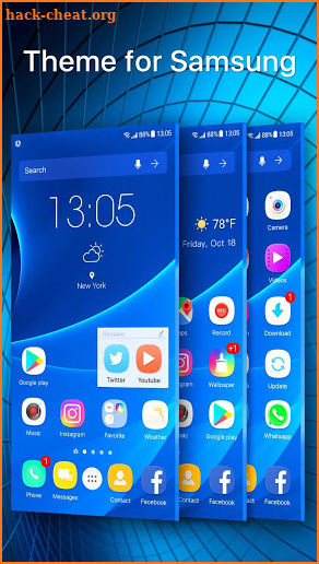 S9 launcher theme &wallpaper screenshot