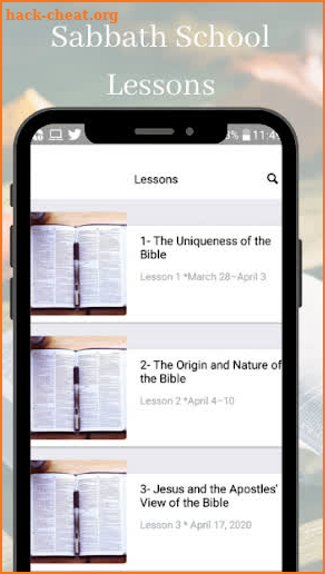 Sabbath School Lesson 3rd quarter 2020 screenshot