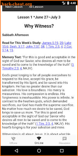 Sabbath School Lesson Discussion - Adventist screenshot