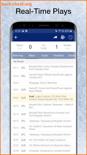 Sabres Hockey: Live Scores, Stats, Plays, & Games screenshot