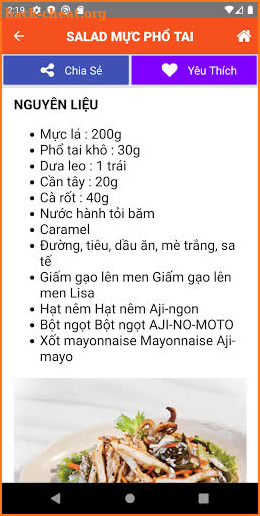 Sách Nấu Ăn - 365 món ăn ngon mỗi ngày offline screenshot