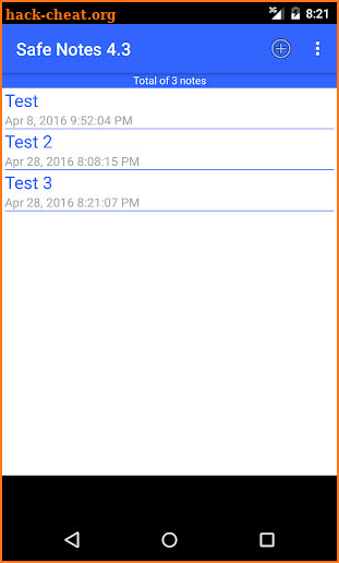 Safe Notes Pro Secure NotePad screenshot