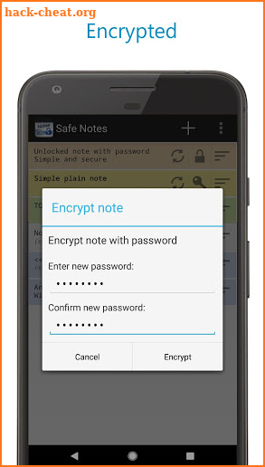 Safe Notes - Secure Ad-free notepad screenshot