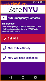 Safe NYU screenshot