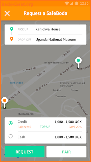 SafeBoda screenshot