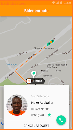 SafeBoda screenshot