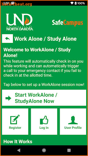 SafeCampus - UND screenshot