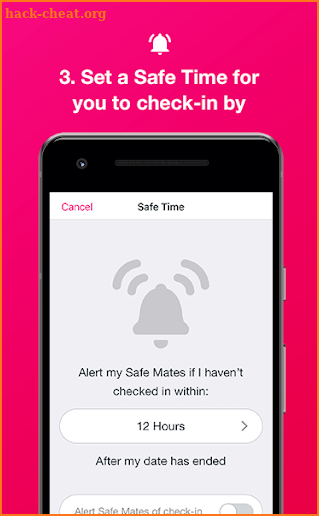 SafeDate screenshot