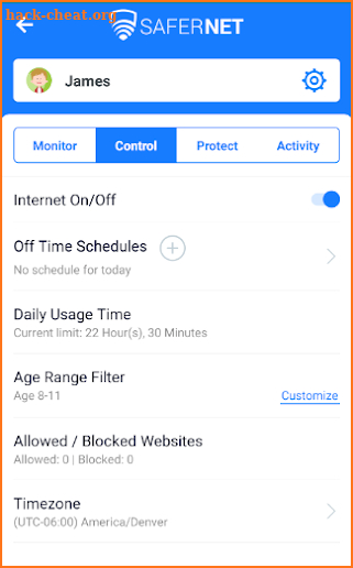 SaferNet screenshot