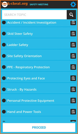 Safety Compliance App screenshot