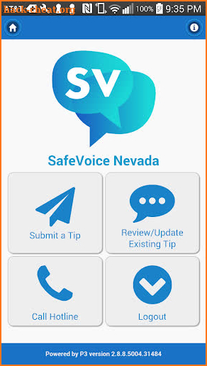 SafeVoice Nevada screenshot