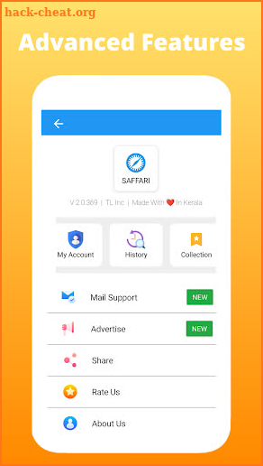 Saffari - IOS 15 Browser - Fast & Simple Browsing screenshot