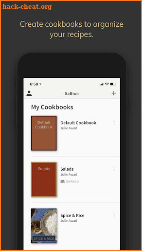 Saffron: Your Digital Cookbook screenshot