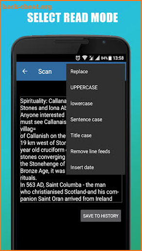 Safty Text Scanner screenshot