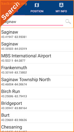 Saginaw Bay GPS Map Navigator screenshot