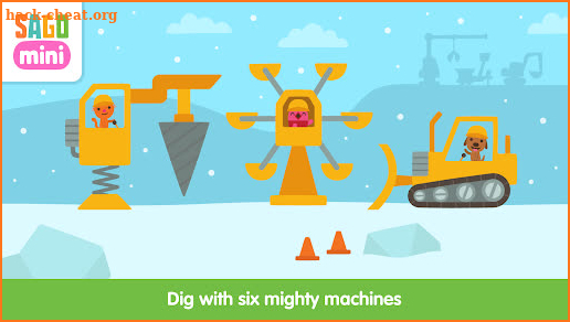 Sago Mini Snow Trucks screenshot