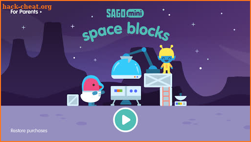 Sago Mini Space Blocks screenshot