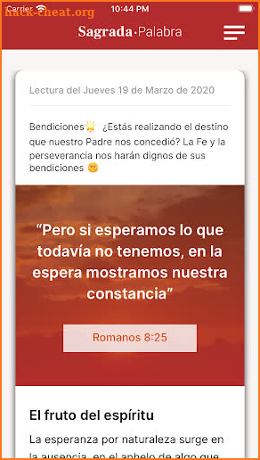 Sagrada Palabra screenshot