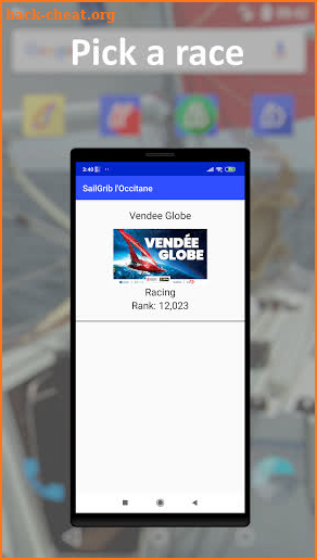 SailGrib for Virtual Regatta screenshot