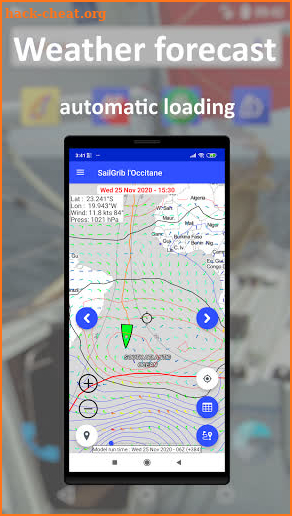 SailGrib for Virtual Regatta screenshot