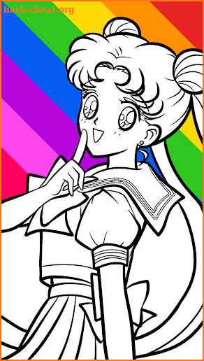 Sailor Moon Coloring Book screenshot