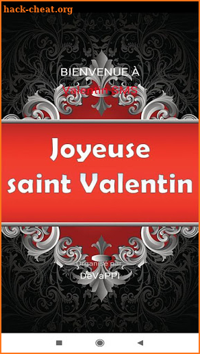 Saint Valentin 2021 Magnifique vœux SMS screenshot