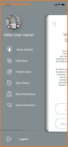 SaiQuiz screenshot