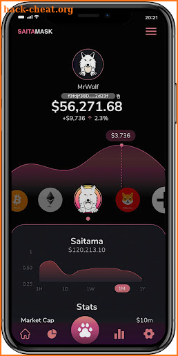 SaitaMask Wallet screenshot