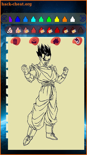 Saiyan Super Coloring Book screenshot