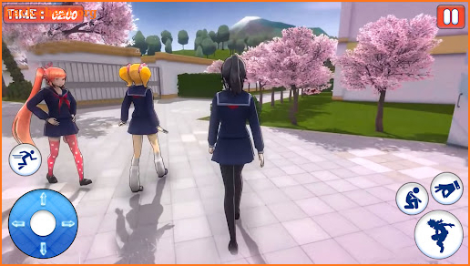 Sakura Anime Girl Fun Life 3D screenshot