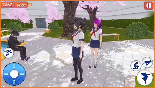 Sakura Anime Girl Fun Life 3D screenshot