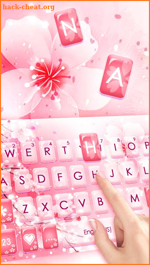 Sakura Blossom Keyboard Theme screenshot