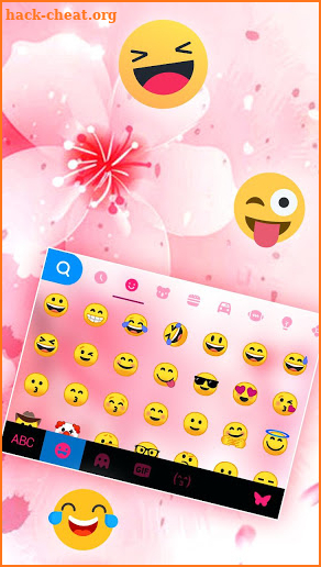 Sakura Blossom Keyboard Theme screenshot