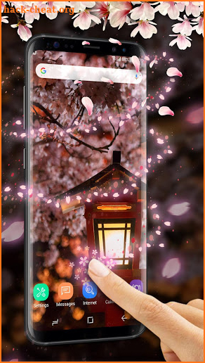 Sakura live wallpaper & moving background screenshot