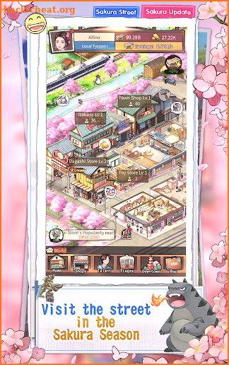 Sakura Street: Tycoon screenshot