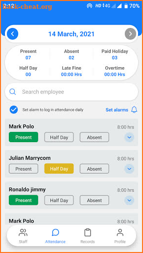 SalaryBook screenshot