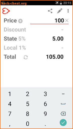 Sales Tax Calculator screenshot